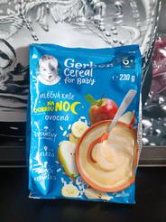 GERBER Cereal mléčná kaše ovocná na dobrou noc