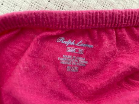 Letní kalhotky přes plínku zn. ralph lauren 1-2r, ralph lauren,92