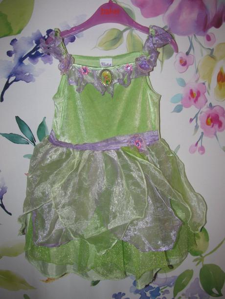 Karnevalový kostým-šaty víla tinker bell,