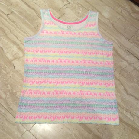 Tílko neon barvy zn. f&f 12-13 let, f&f,158