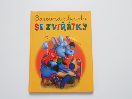 Kniha barevná abeceda se zvířátky,