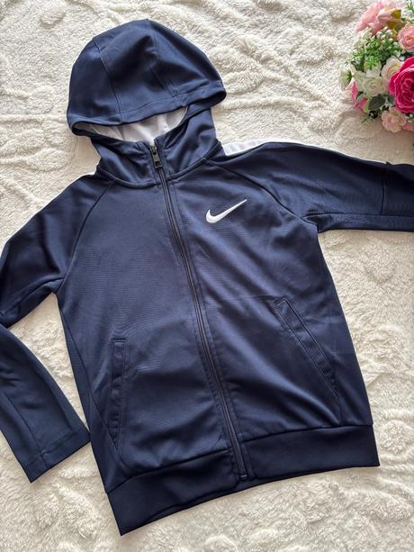 K5/ mikina modrá sportovní zn. nike - v.6/7 let, nike,122