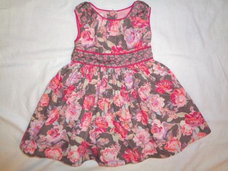 Luxusní květované manžestrové šaty - i slavnostní, monsoon,68