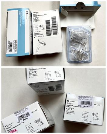 Tracheostomické kanyly dětské, 