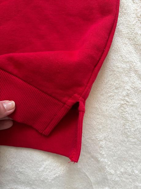 K13/ mikina krasna stich - v.9/10 let, primark,140