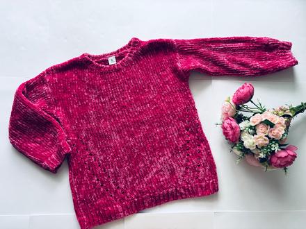 Cb/ svetr heboučký- v.7/8 let, tu,128