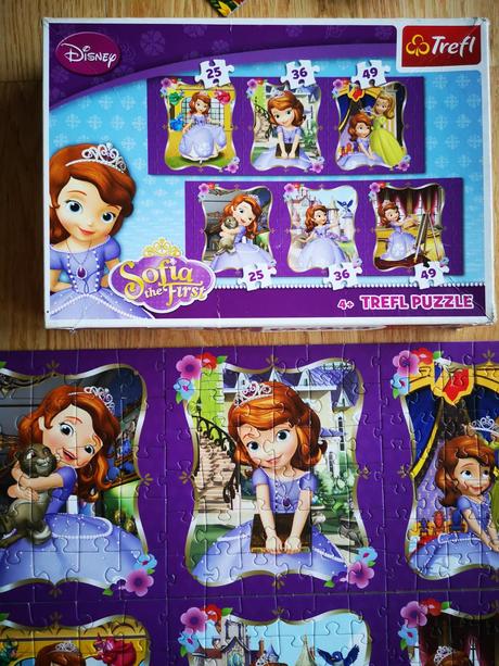Puzzle sofie, princezny nové, 