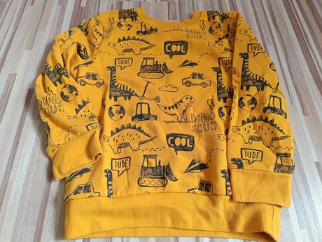Žlutá mikina s dinosaury 116 george, george,116