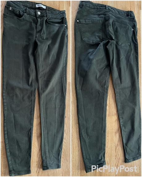 Kalhoty & elastické džíny zara vel. 158/164, zara,40