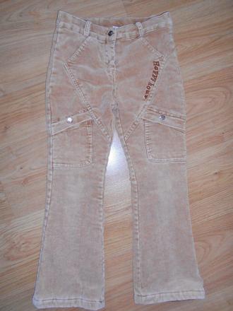 Manžestráky vyteplené vel.128/134, 128