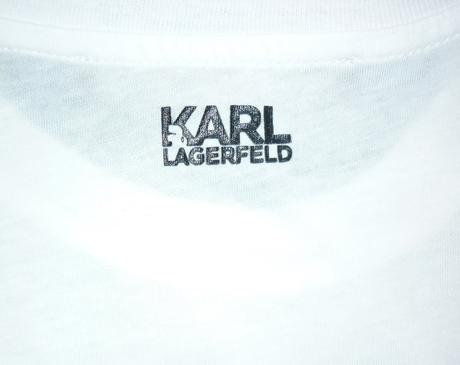 Bílé basic dámské tričko karl lagerfeld, xs