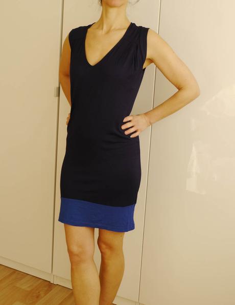 Tmave modre prilehave saty xs, xs