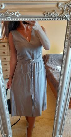 Mohito elegantní midi šaty s páskem, mohito,42