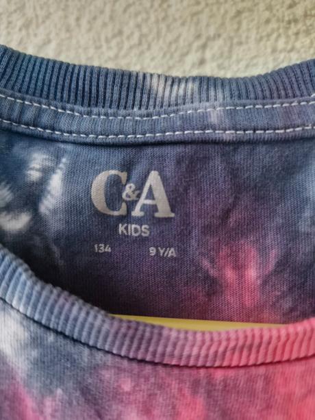 Originální batikované tričko, 134