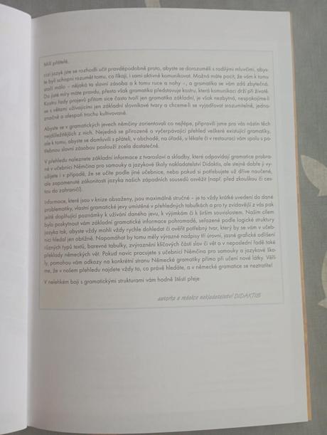Německá gramatika - stručný přehled, 