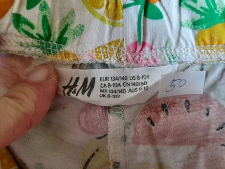 11xkraťasy 134/140, h&m, s.oliver,lewro,decathlon, h&m,134