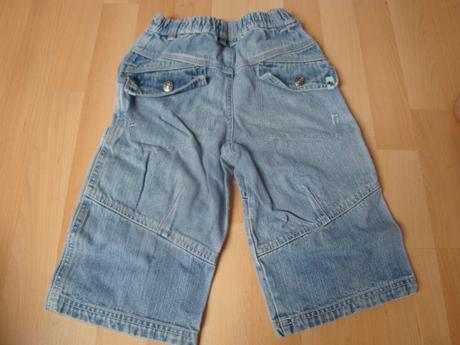 Džíny kapsáčové modré, vel. 110, 110