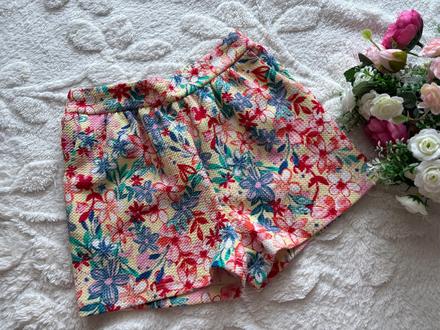 Kraťasy květované - v.4/5 let, nutmeg,110