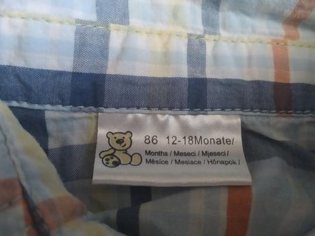 Košile - dlouhý rukav, 86