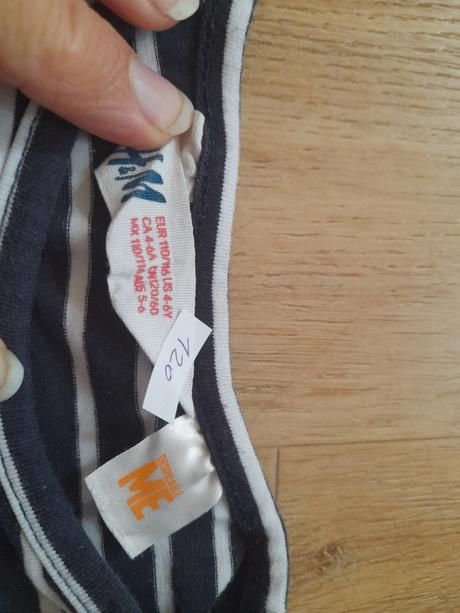 Šaty s týlovou sukní, mimoni, ham, vel 110/116, h&m,110