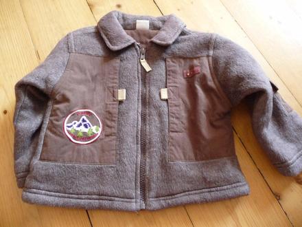 Flaušový kabátek, baby,86