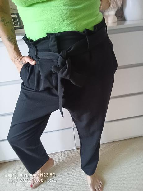 Kalhoty černé zn."h&m" vel."42", h&m,42