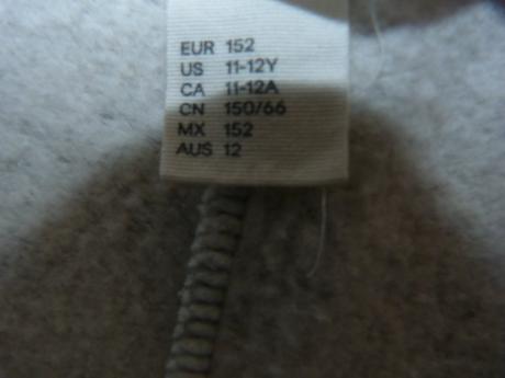 Hm šedé tepláky melírované vel. 152, h&m,152