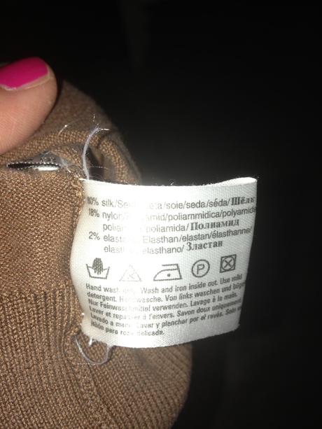 Hnědý svetr hugo boss vel. 36, xs knoflík kardigan, s