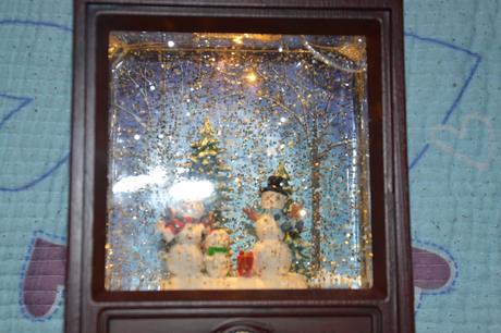 Hrací vánoční skříňka vintage,