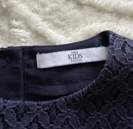 Halenka společenská modrá - v.5/6 let, marks & spencer,116