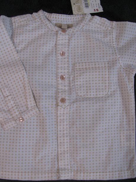 Frajerská plátěná košile se vzorečkem, 86