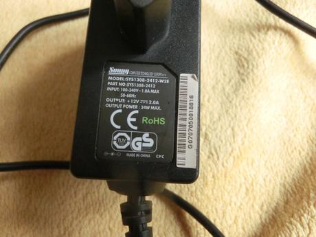 Nabíjecí adaptér nabíječka sunny sys1308-2412-w2e, 