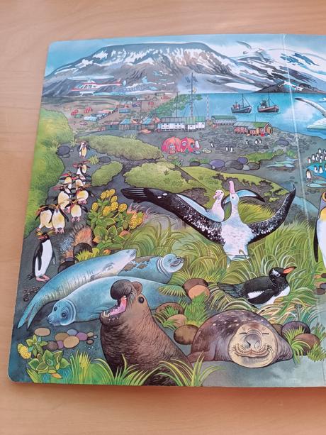 Velké leporelo se zvířátky velryba a pruhované ..., 