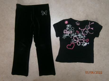 Kalhoty + tričko, vel. 98/104, marks & spencer,98