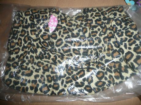 Kabelka látková malá květy méďa tygr,