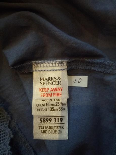 7 x košile / halenka, vel 122/128, 122