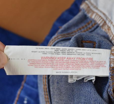 Džíny vel. 7 - 8 let, primark,128