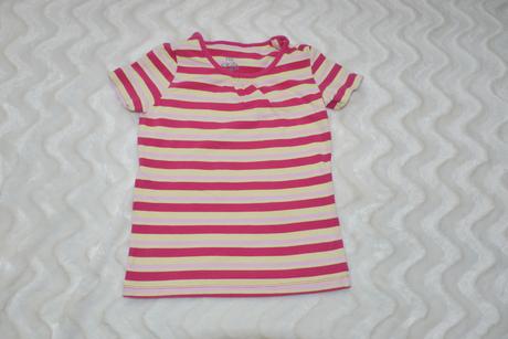 Pruhovane tricko zluto - ruzove, kiki&koko,116