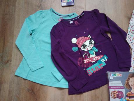3xdvojbalení triček, lupilu, vel 110/116, lupilu,116