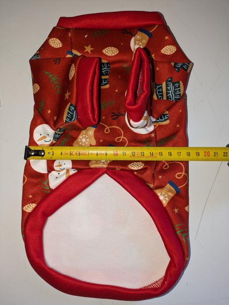 Vánoční mikina pro pejsky i kočičky vel. m, 
