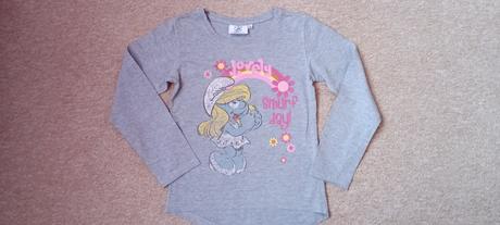 2x tričko zn."y.f.k + smurf" vel."134-140", 134