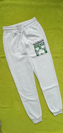 Tepláky minecraft, primark,164