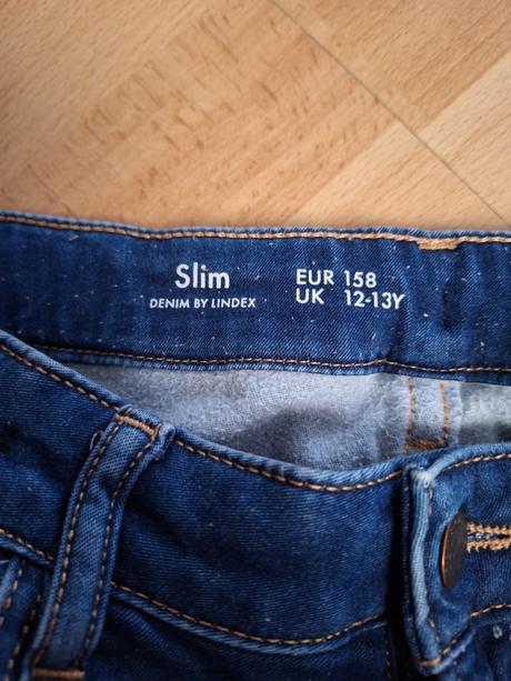 Džíny jeans kalhoty slim lindex vel. 158, lindex,158