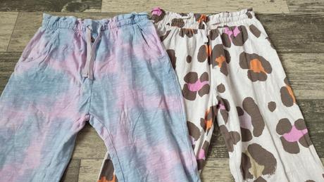 Tepláky letní kalhoty dívčí 2ks 116/122, next,116