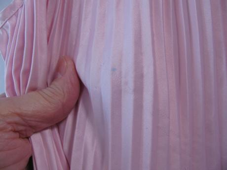 Saténové plisované růžové šaty h&m, h&m,116