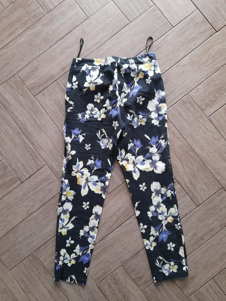 Květinové kalhoty zn. ff ke kotníkům, vel. 34., f&f,34