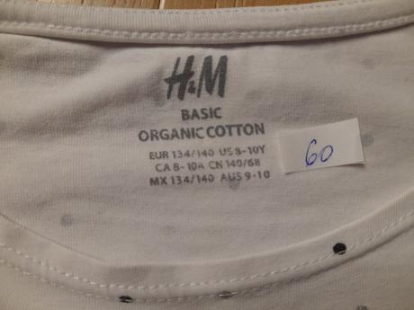 10x tričko, h&m, c&a, peppers, sinsay atd, 134/140, h&m,134
