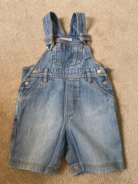 Džínové laclove kratasy, h&m,74