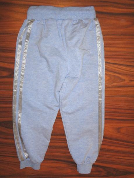 Modrostříbrné tepláky adidas 110/116, adidas,110