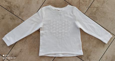 Srdíčková mikina, h&m,116